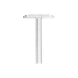 Perno fisso con sella Ø42,4 mm AISI 304 satinato