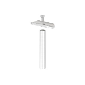 Perno fisso con sella Ø42,4 mm AISI 304 satinato