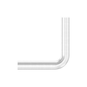 Perno per sostegno 90° Ø12 mm AISI 304 satinato