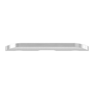 Piastra collegamento tubo Ø33,7 mm AISI 304 satinato
