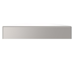 Piastra di copertura 108x108 per tubo 40x40 in AISI 316