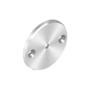 Piastra per sostegno corrimano 70x6 mm AISI 316