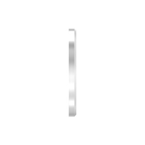 Piastra per sostegno corrimano 70x6 mm AISI 316