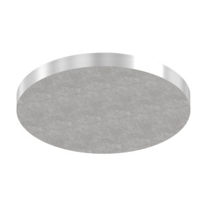 Piastra tagliata laser AISI 304 satinato Ø60,3x4 mm