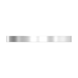 Piastra tagliata laser AISI 304 satinato Ø60,3x4 mm