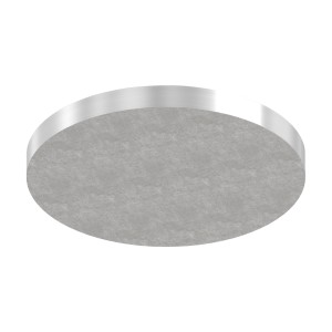 Piastra tagliata laser AISI 304 satinato Ø60,3x4 mm