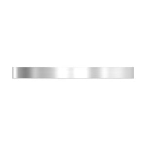 Piastra tagliata laser Ø80x4 mm AISI 304 satinato