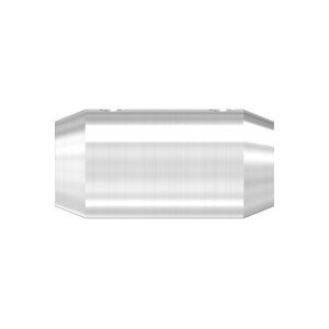 Raccordo per tondino 12 mm AISI 304 satinato | IN106-131