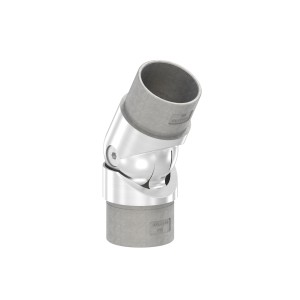 Raccordo snodato passacavo Ø42,4x2 mm AISI 316 sat.