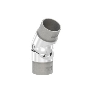 Raccordo snodato passacavo Ø42,4x2 mm AISI 316 sat.