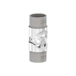 Raccordo snodato passacavo Ø42,4x2 mm AISI 316 sat.