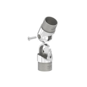 Raccordo snodato passacavo Ø42,4x2 mm AISI 316 sat.