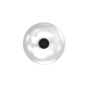 Sfera inox 20 mm filetto M6 AISI 304 satinata