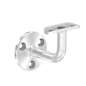 Sostegno corrimano LED Ø42,4 mm in AISI 316 satinato