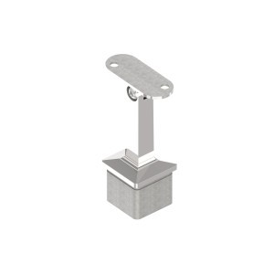 Sostegno per corrimano snodato AISI 316 per tubo 40x40