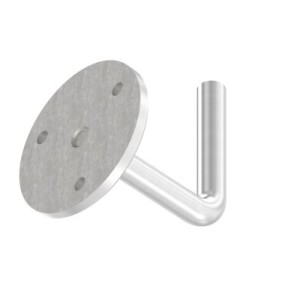 Sostegno corrimano 3 fori AISI 304 satinato | IN105-003