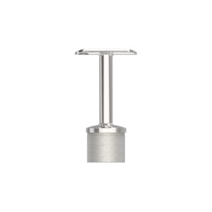 Sostegno per corrimano AISI 316 lucido Ø42,4x2 mm