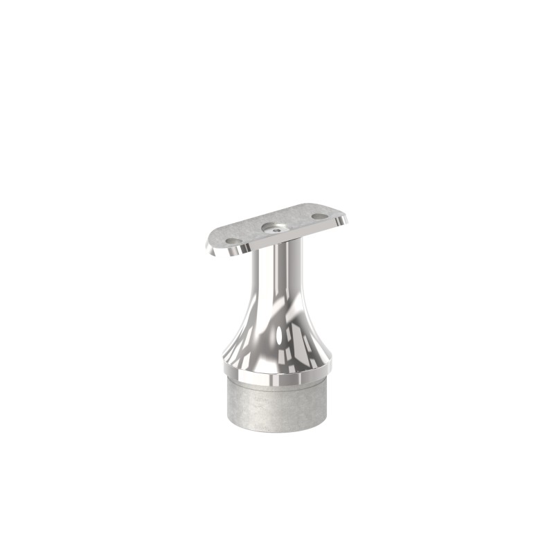 Sostegno per corrimano fisso AISI 316 lucido 42,4 mm