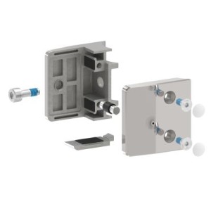 Supporto per vetro mod.04 tubo Ø42,4 AISI 316 lucido
