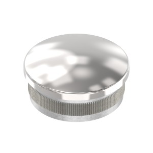 Terminale bombato Ø42,4x2 mm AISI 316 lucido