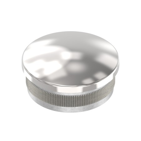 Terminale bombato Ø42,4x2 mm AISI 316 lucido