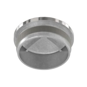 Terminale bombato Ø42,4x2 mm AISI 316 lucido
