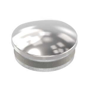 Terminale bombato tubo 48,3x2 mm AISI 316 lucido