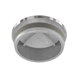 Terminale bombato tubo 48,3x2 mm AISI 316 lucido