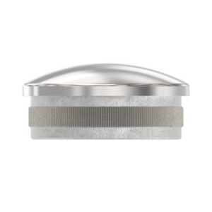 Terminale bombato tubo 48,3x2 mm AISI 316 lucido