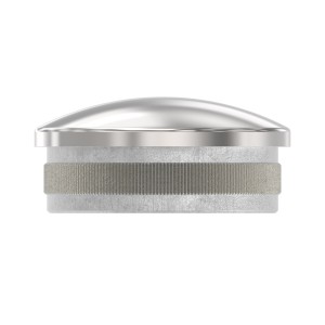 Terminale bombato tubo 48,3x2 mm AISI 316 lucido