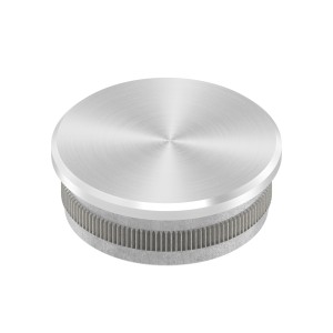 Terminale piatto per tubo Ø33,7x2 mm AISI 304 satinato