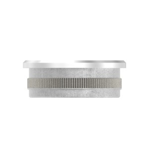 Terminale piatto per tubo Ø33,7x2 mm AISI 304 satinato