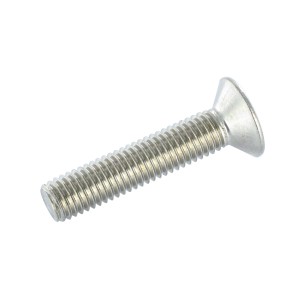 Vite testa piana svasata M4x8 AISI 304 ISO 10642