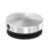 Vite fermavetro d 40mm, M10, parte superiore incl. gommine AISI 304 sat. (IN109-223)
