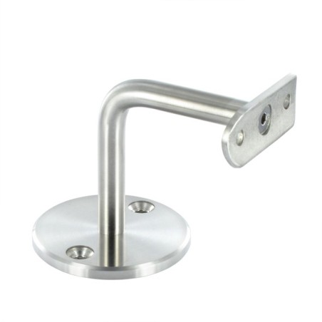 Supporto per corrimano con sella per tubo d. 48,3 aisi 304