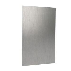 Lamiera chiusura profilo U ID VARIO in alluminio inox