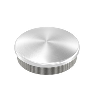 Terminale bombato pieno Ø48,4x3 mm AISI 304 satinato