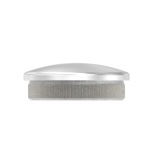 Terminale bombato pieno Ø48,4x3 mm AISI 304 satinato