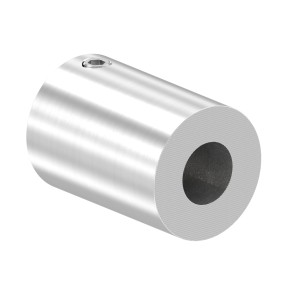 Blocco per tondino foro 10,2 mm AISI 304 satinato