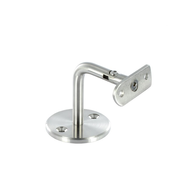 Supporto per corrimano snodabile per tubo d. 33,7 aisi 304 
