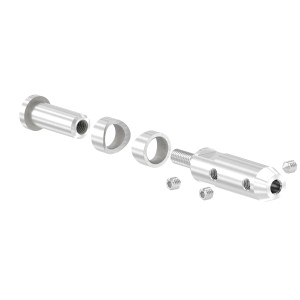 Terminale per fune 4 mm automontaggio AISI 316