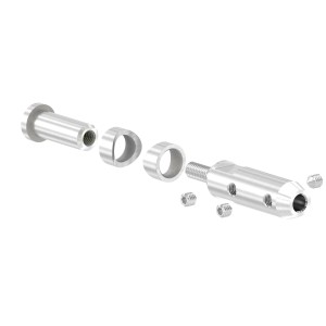 Terminale per fune Ø5 mm AISI 316 per automontaggio