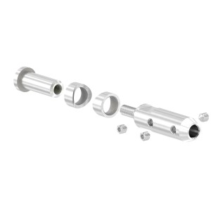 Terminale per fune 6 mm automontaggio AISI 316