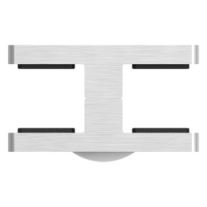 Allineatore vetro AISI 304 sat. per spessore 12,76-13,52mm