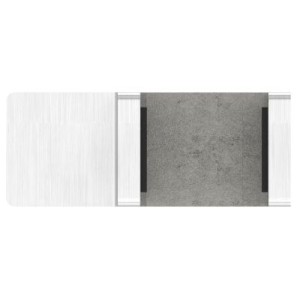 Allineatore vetro 90° AISI 304 satinato 20,76-21,52 mm