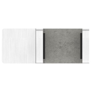 Allineatore vetro 90° AISI 316 satinato per 21,52 mm