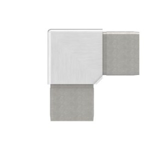 Raccordo a doppia Y per tubo quadro 30x30 AISI 316