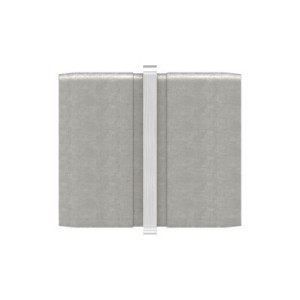 Raccordo diritto per tubo 50x30x2 mm AISI 316 satinato