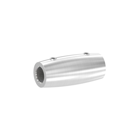Raccordo per tondino 10 mm AISI 304 satinato