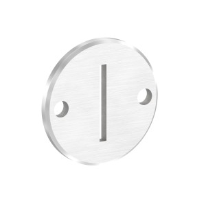 Piastra ancoraggio laterale da saldare AISI 316 Ø100x8mm